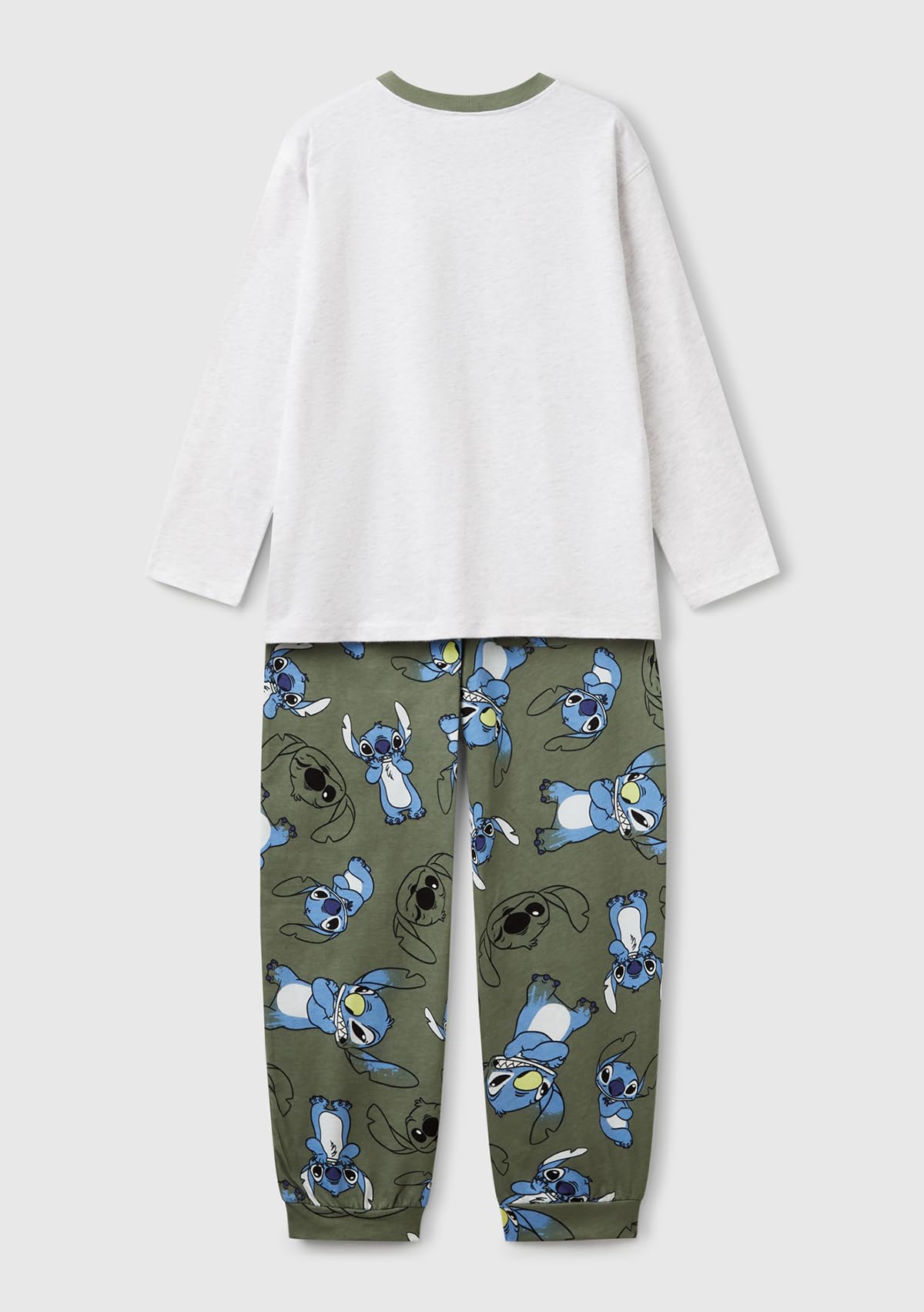 Benetton 3vr50p08g pigiama bambini Stitch XS 2 pezzi