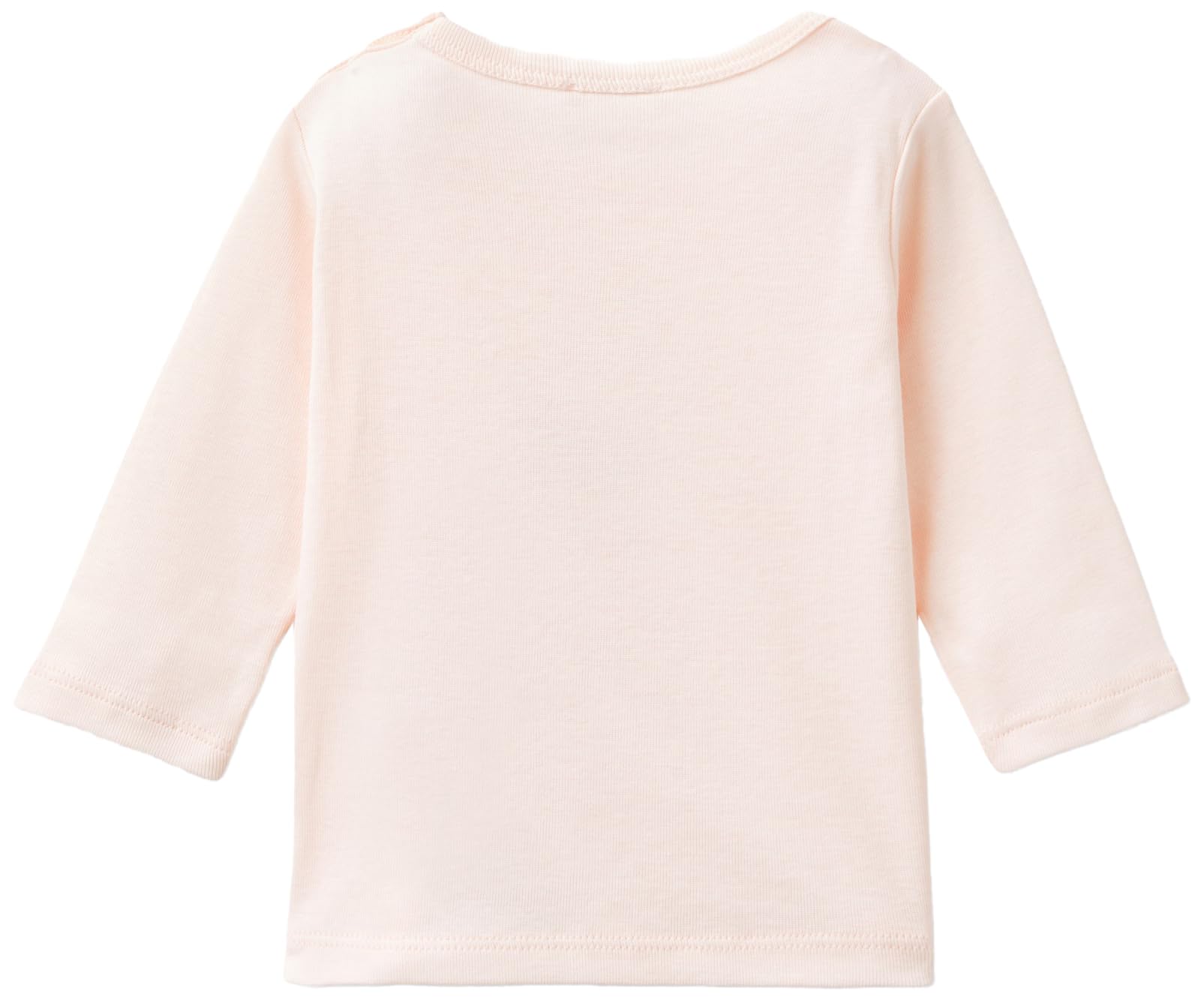 Benetton T-shirt manica lunga girocollo stampa ad acqua
