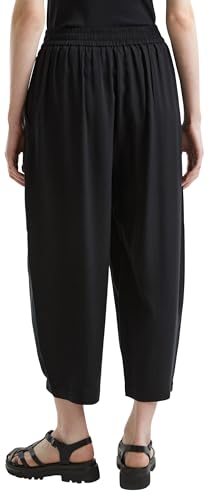 Benetton Pantaloni Jogger Donna Nero 100 Viscosa Tg XS