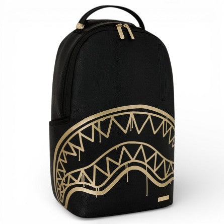 Sprayground 910B8822NSZ Zaino Nero Oro That Gold Drap PVC