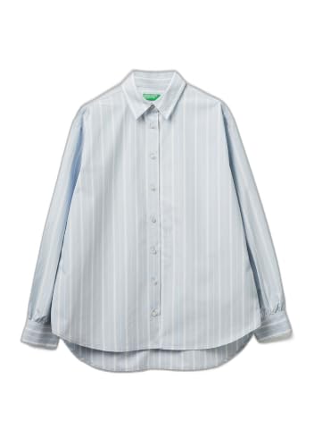 United Colors of Benetton 5x20dq0dj Camicia Donna Panna Cotone