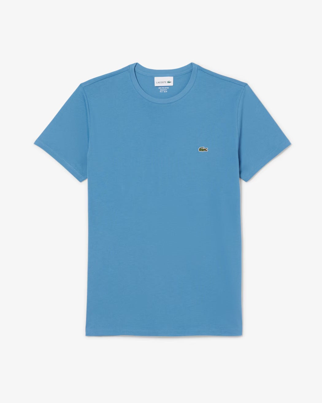Lacoste TH6709 T-Shirt Cotone Pima Blu Regular