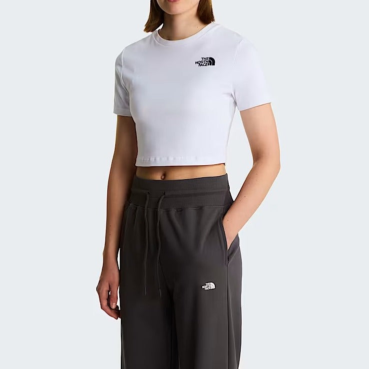 The North Face NF0A55AO T-Shirt Donna Tnf White Cropped
