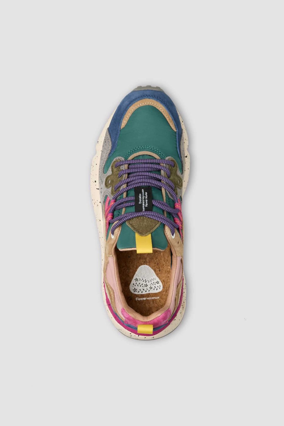 Flower Mountain Yamano 3 2017817 Sneakers Petrolio Fucsia