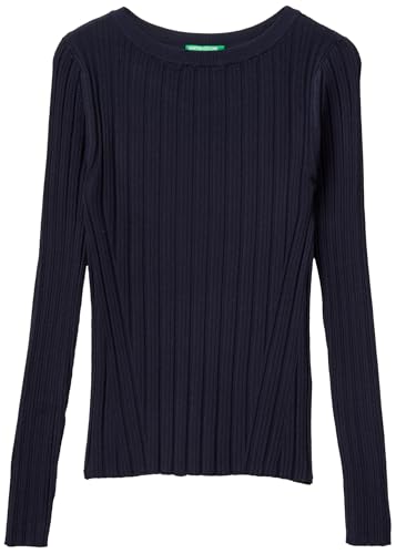 Benetton Maglieria 1wznd10g9 maglia barchetta viola viscosa