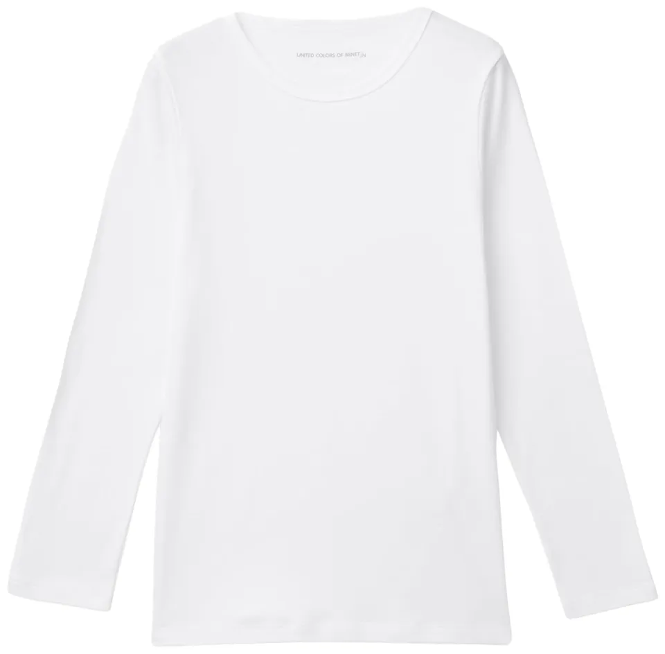 Benetton Intimo T-shirt Manica Lunga Bimbi Cotone