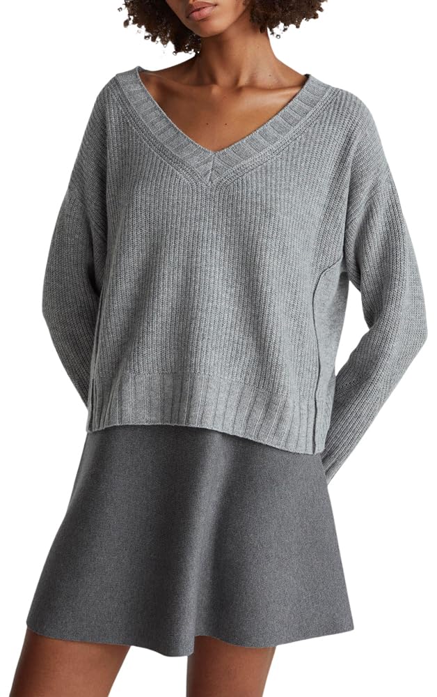 Benetton Maglieria 126wd402z Maglia Scollo V Boxy Taglia M