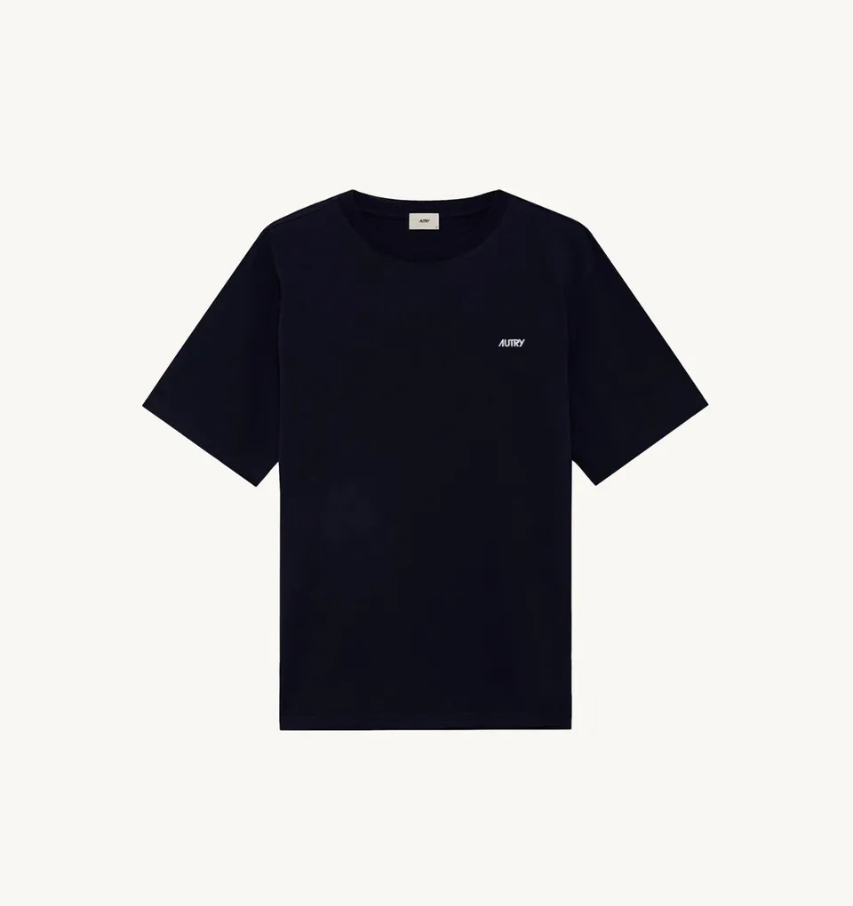 Autry Main T-Shirt Uomo Blu Cotone Regular Fit
