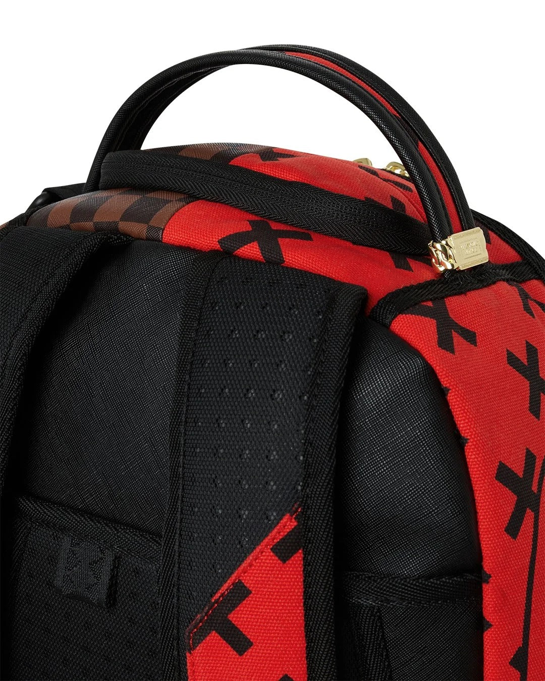 Sprayground Reverse Half Split 910B8570NSZ zaino rosso PVC