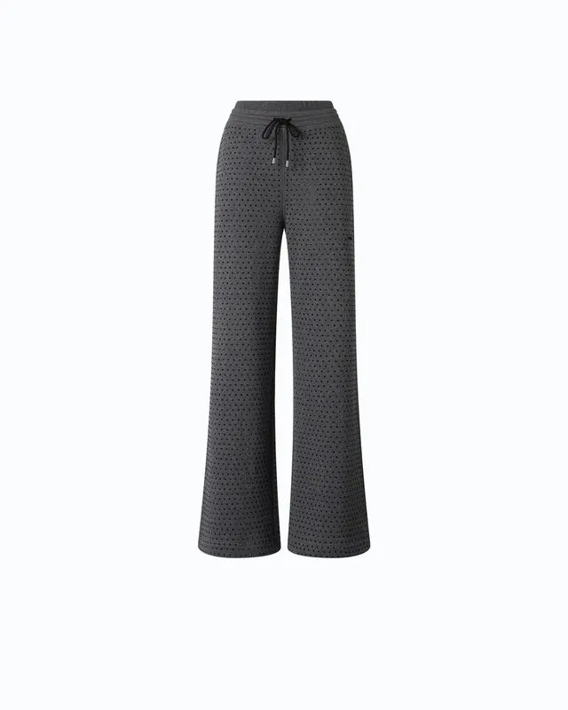 PINKO Passeggiatina 107194-A3GT pantaloni grigio strass