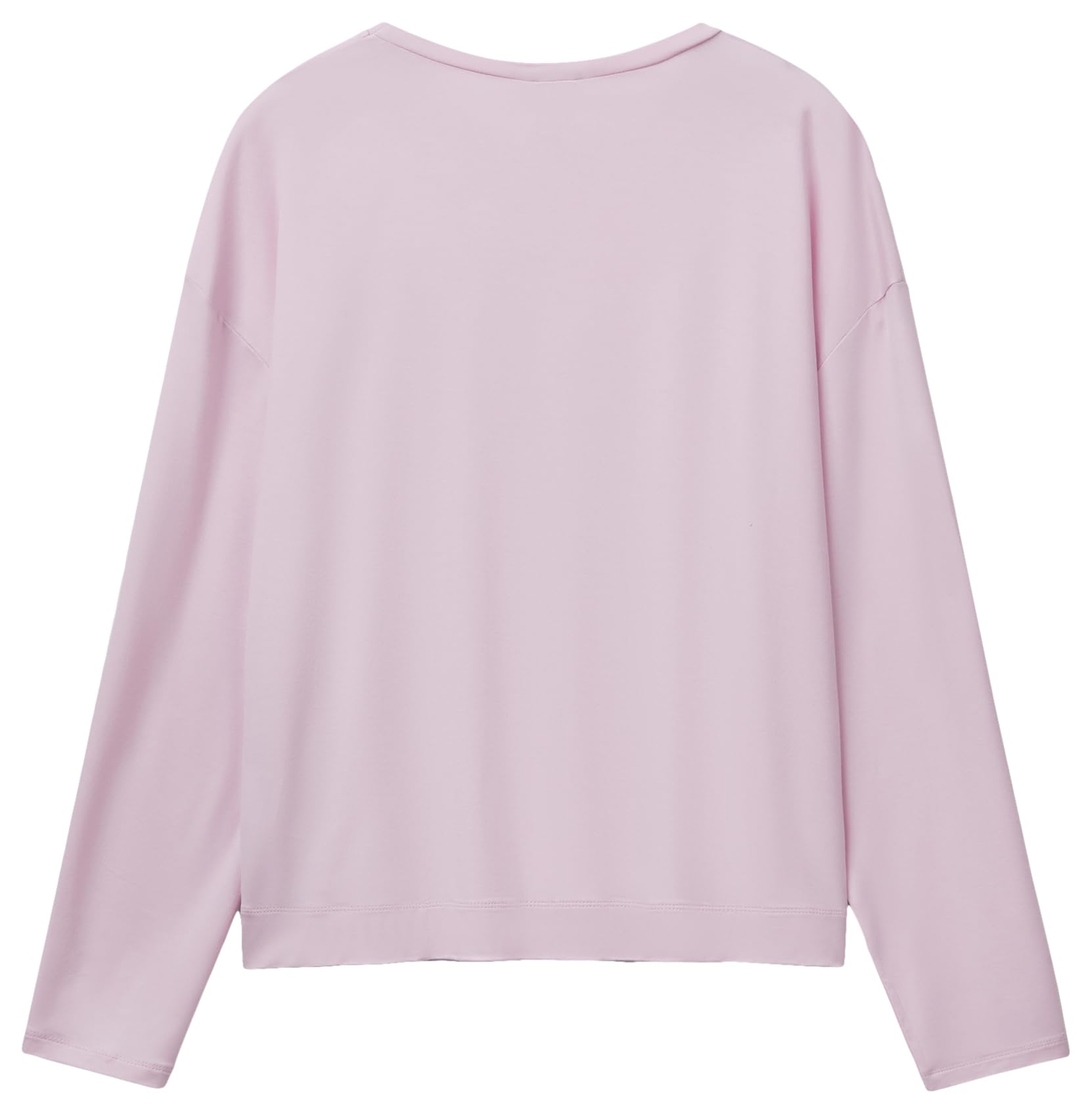 Benetton 36mx3m07b Maglia Pigiama Donna Rosa Modal S