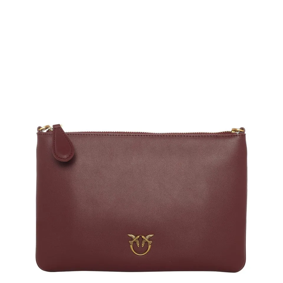 Pinko 100455-A0F1 Flat Classic borsa pelle ribes