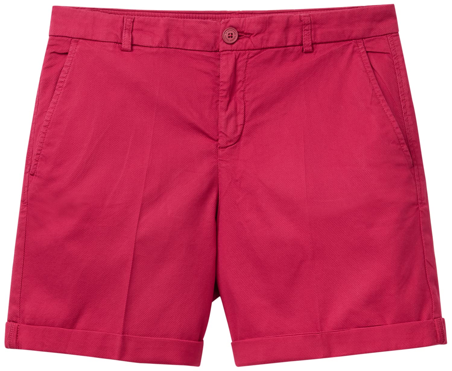 Benetton Bermuda Donna Cotone Stretch Bianco Ottico 101