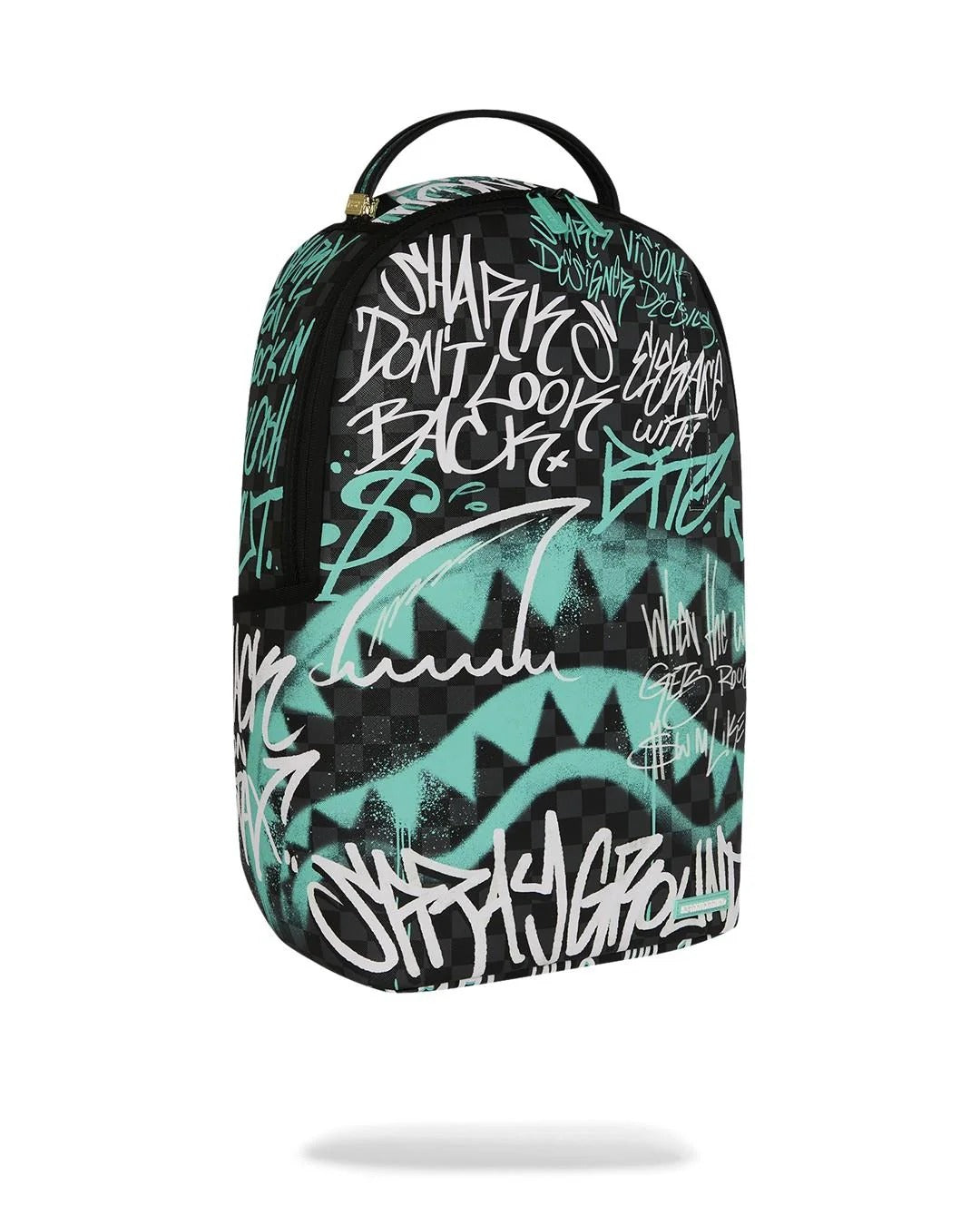 Sprayground Spray Poetry III zaino nero verde acqua 910B8754NSZ