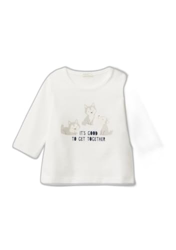 Benetton T-shirt bimbo manica lunga verde cotone