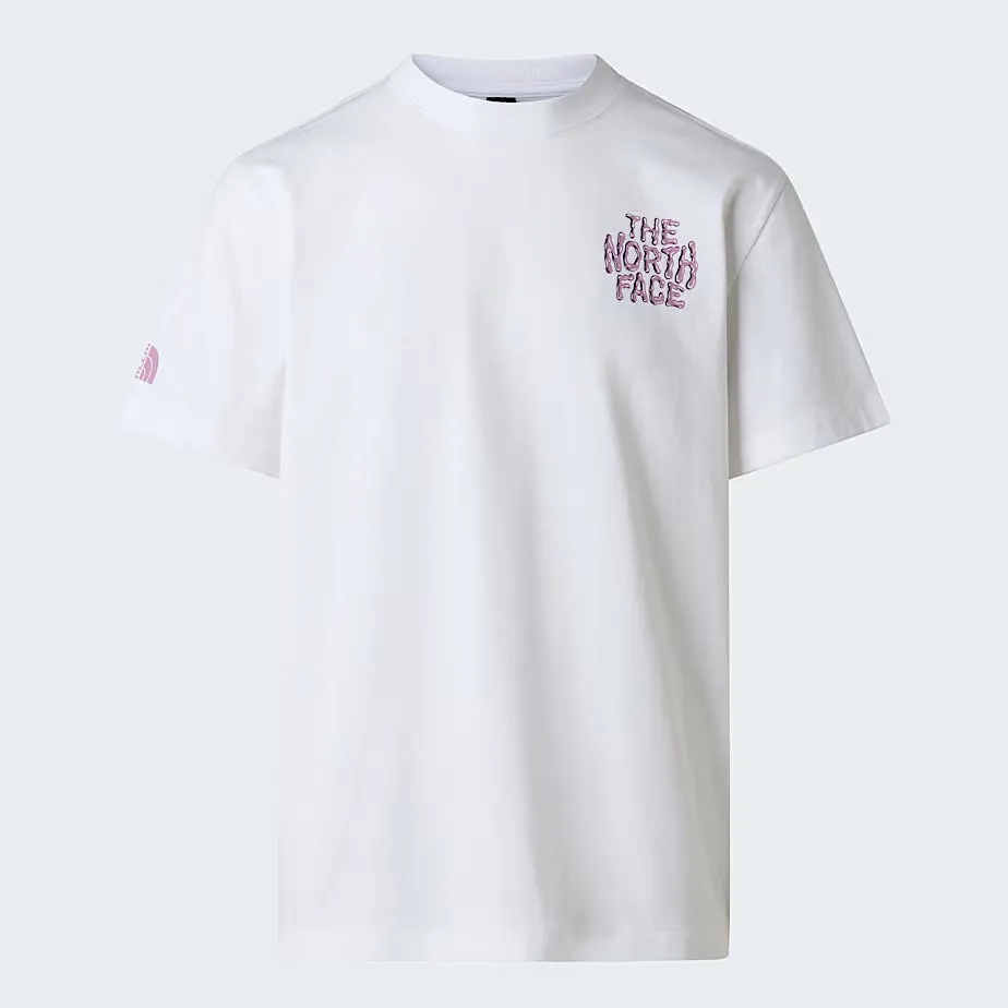The North Face Drip Logo NF0A8GAB T-Shirt Uomo Bianca