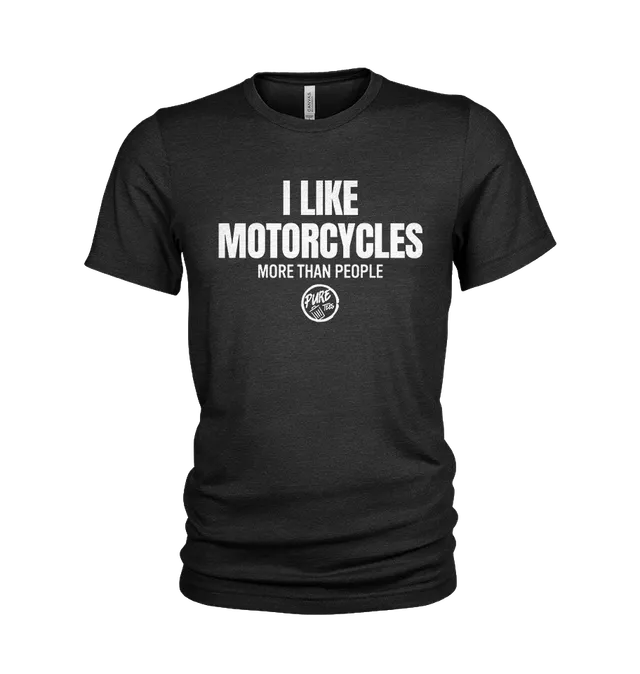 Pure Trash I like Motorcycles maglietta uomo cotone biker