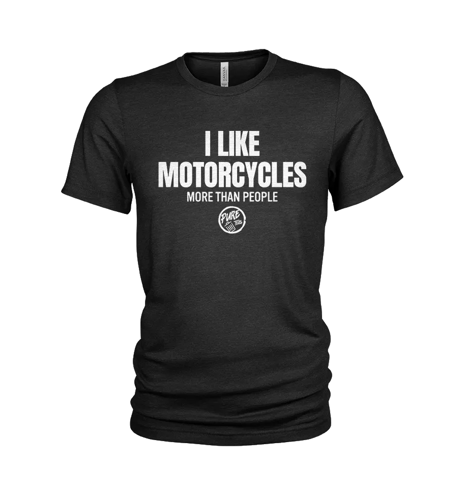 Pure Trash I like Motorcycles maglietta uomo cotone biker