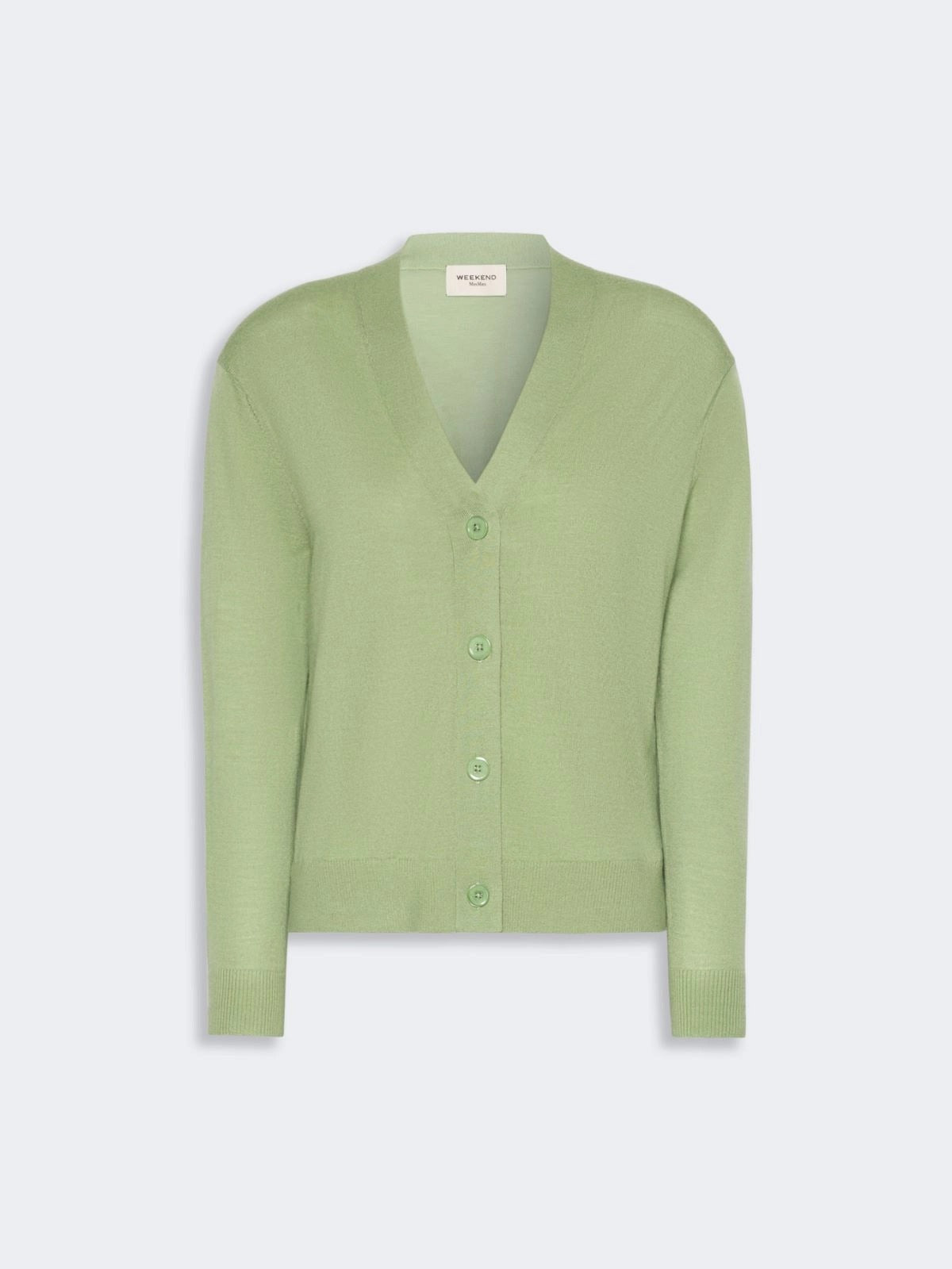 Weekend Max Mara Torre cardigan donna pistacchio lana