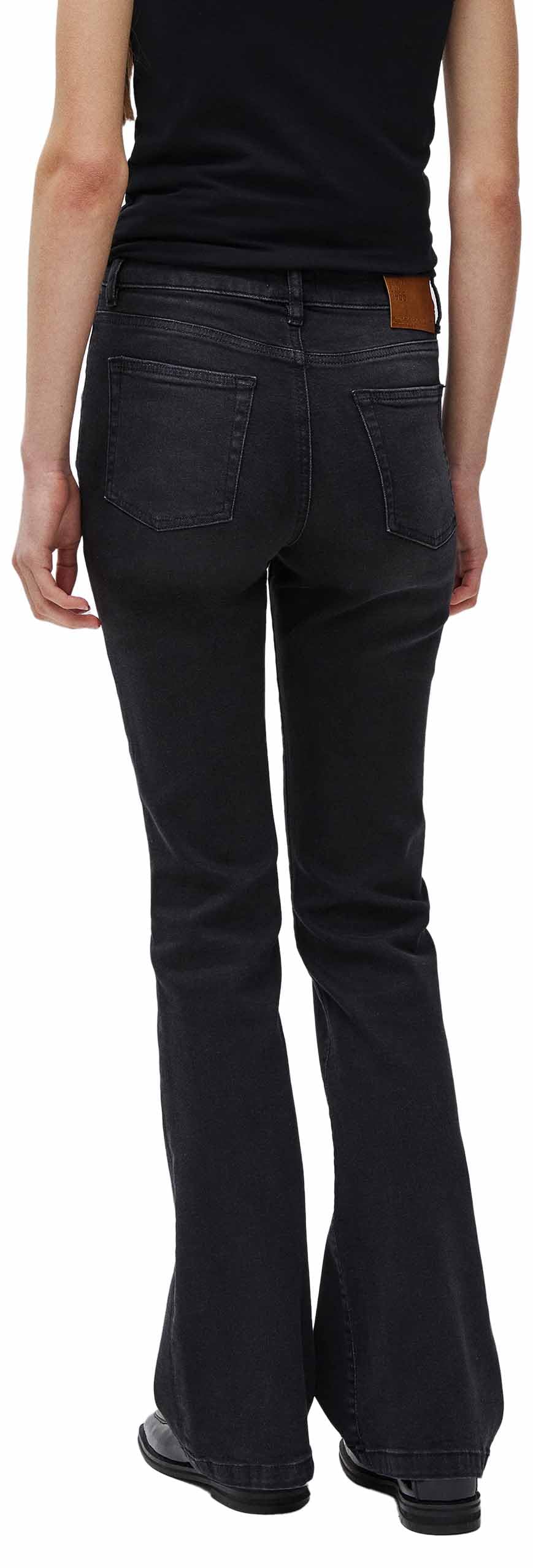 Benetton Jeans Flare Donna Stretch Vita Regular 5 Tasche
