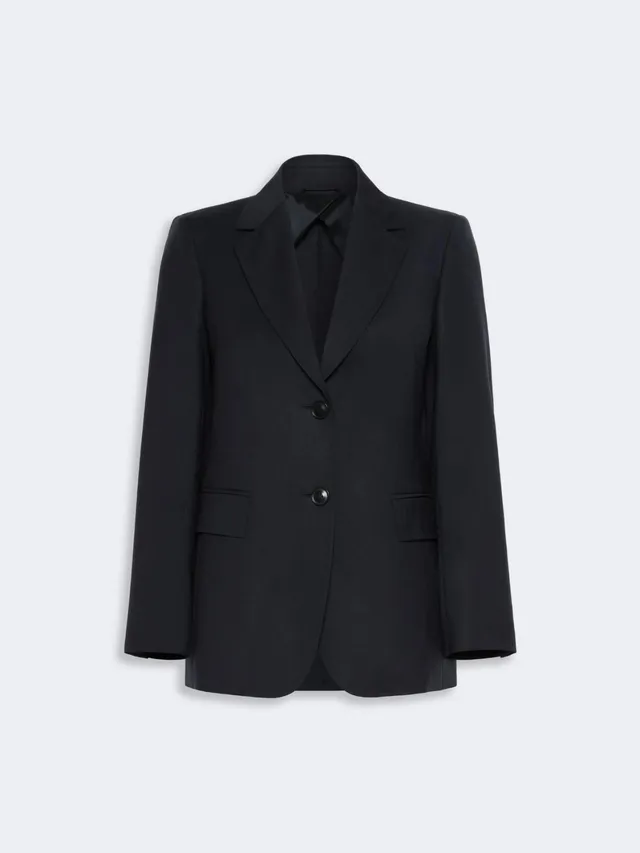 Max Mara Studio Assenzi MSTASSENZI008 blazer donna Blu lana