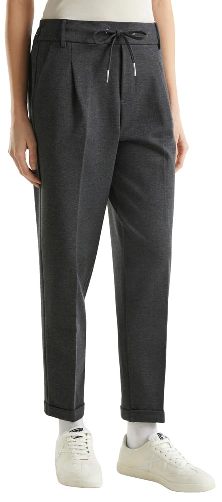 Benetton Pantalone Jogger Viscosa con Coulisse