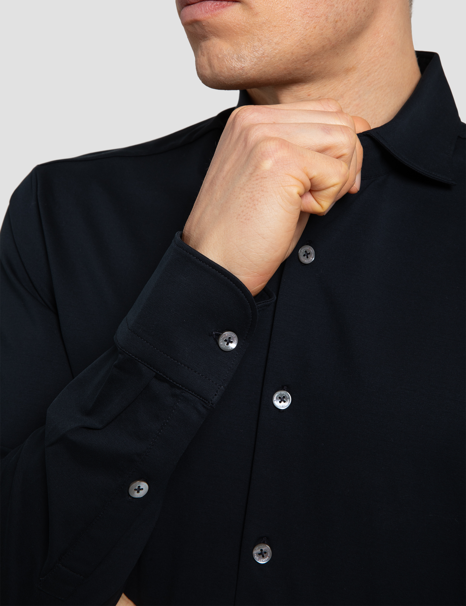 Stefan Brandt Otis M Hai La Super 100E camicia regular cotone