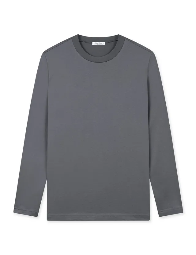 Stefan Brandt Eli LA Super 60 t-shirt manica lunga cotone