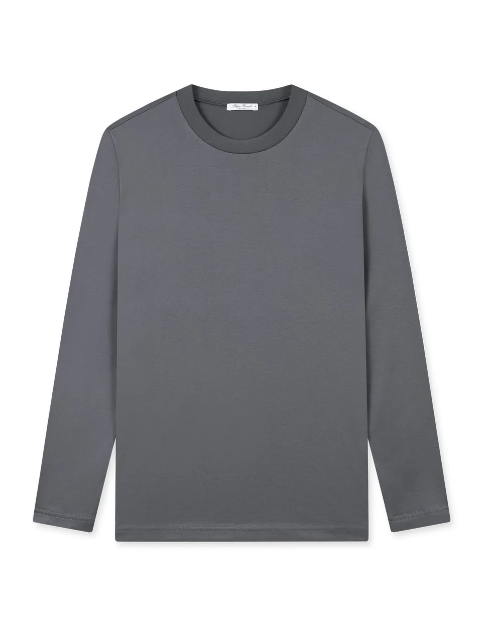 Stefan Brandt Eli LA Super 60 t-shirt manica lunga cotone