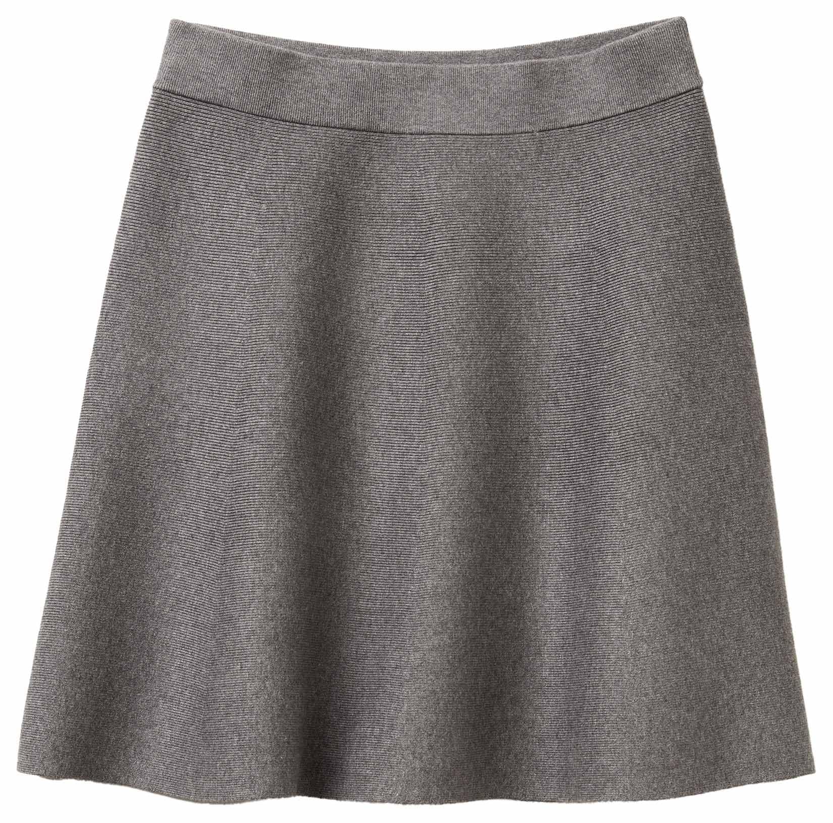 Benetton Gonna Corta Donna Svasata Viscosa Elasticizzata