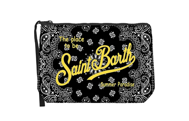 MC2 Saint Barth Aline 03518L Pochette Nera Bandana