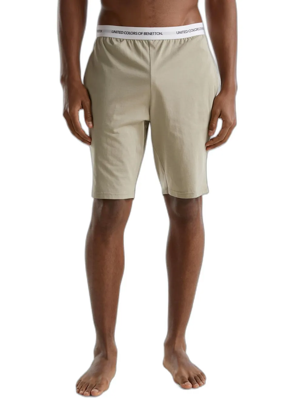Benetton Intimo Pigiama Uomo Bermuda Jersey Taglia L