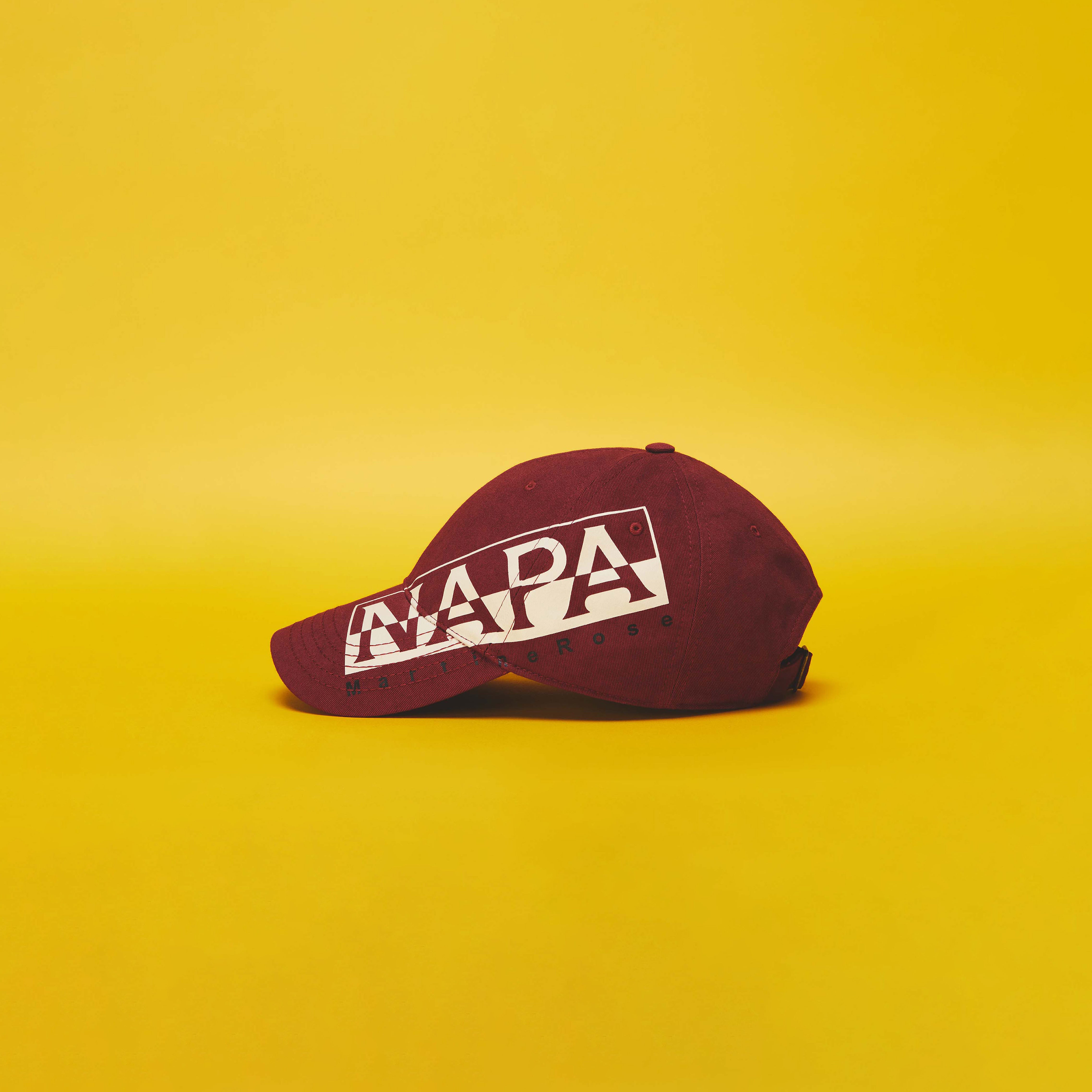 Martine Rose Siri cappello baseball rosso cotone