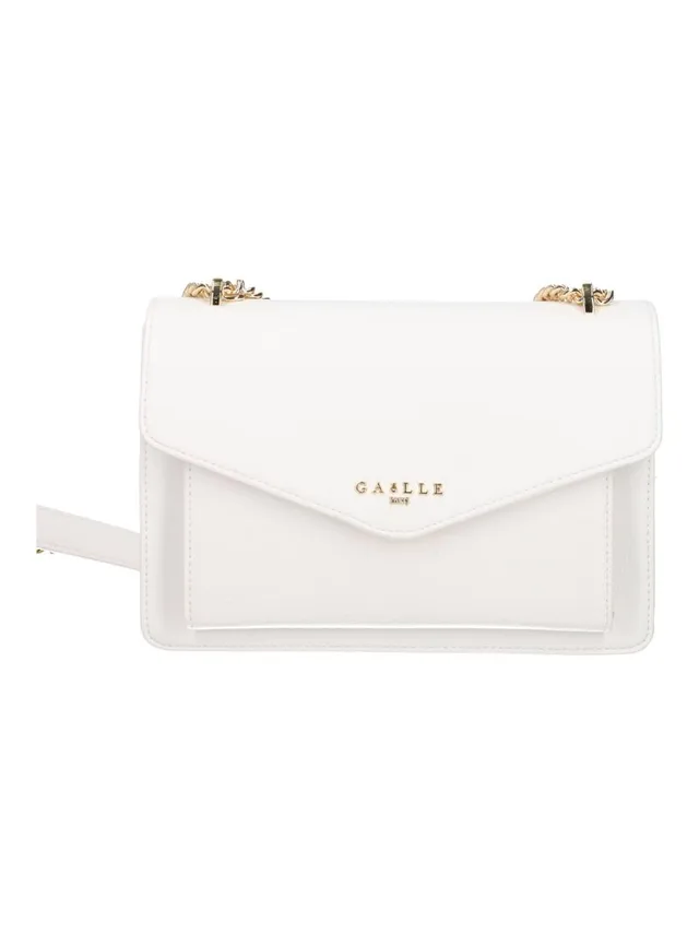 Gaelle Paris GAACW03060 Borsa Bianca Tracolla 24x16 cm