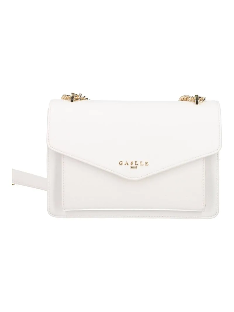 Gaelle Paris GAACW03060 Borsa Bianca Tracolla 24x16 cm