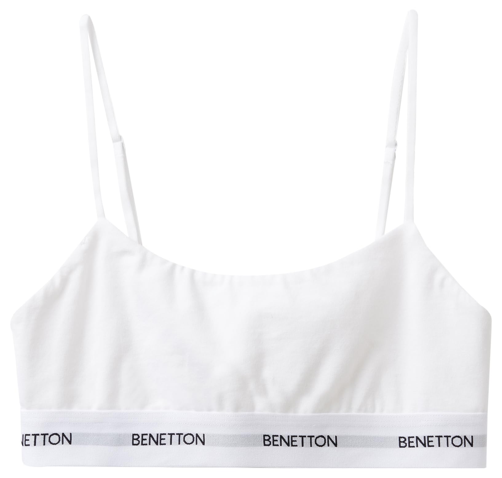 Benetton Intimo e Pigiami Top S Bianco 101 Cotone Bio