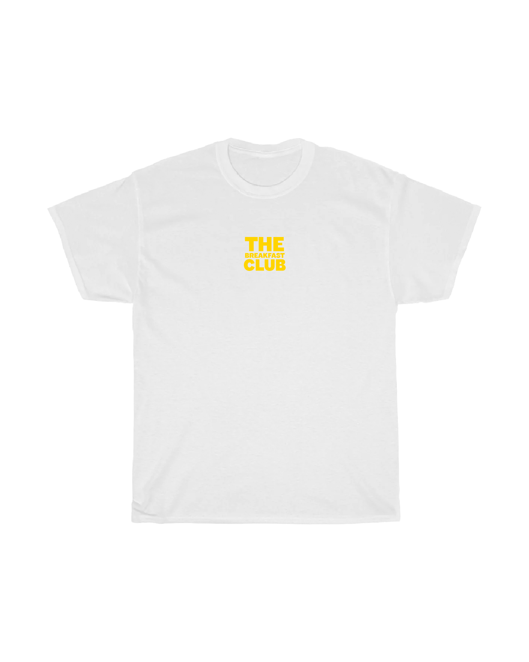 The Breakfast Club Pool Tee Yellow White maglietta cotone