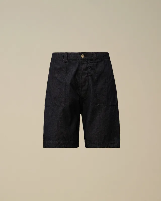 C.P. Company Bermuda Uomo Denim Blue Cotone 3/1