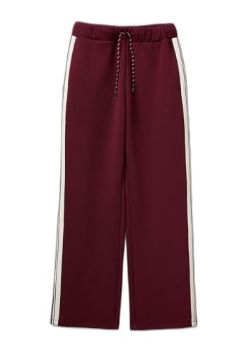 Benetton 35B1DF01H pantaloni donna beige gamba dritta