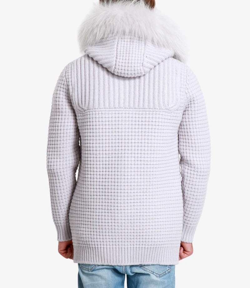 Bark Short Duffle Coat 8001/C giubbotto Ghiaccio lana