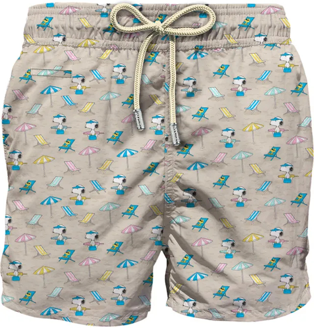 MC2 Saint Barth Lighting costume boxer Snoopy beige