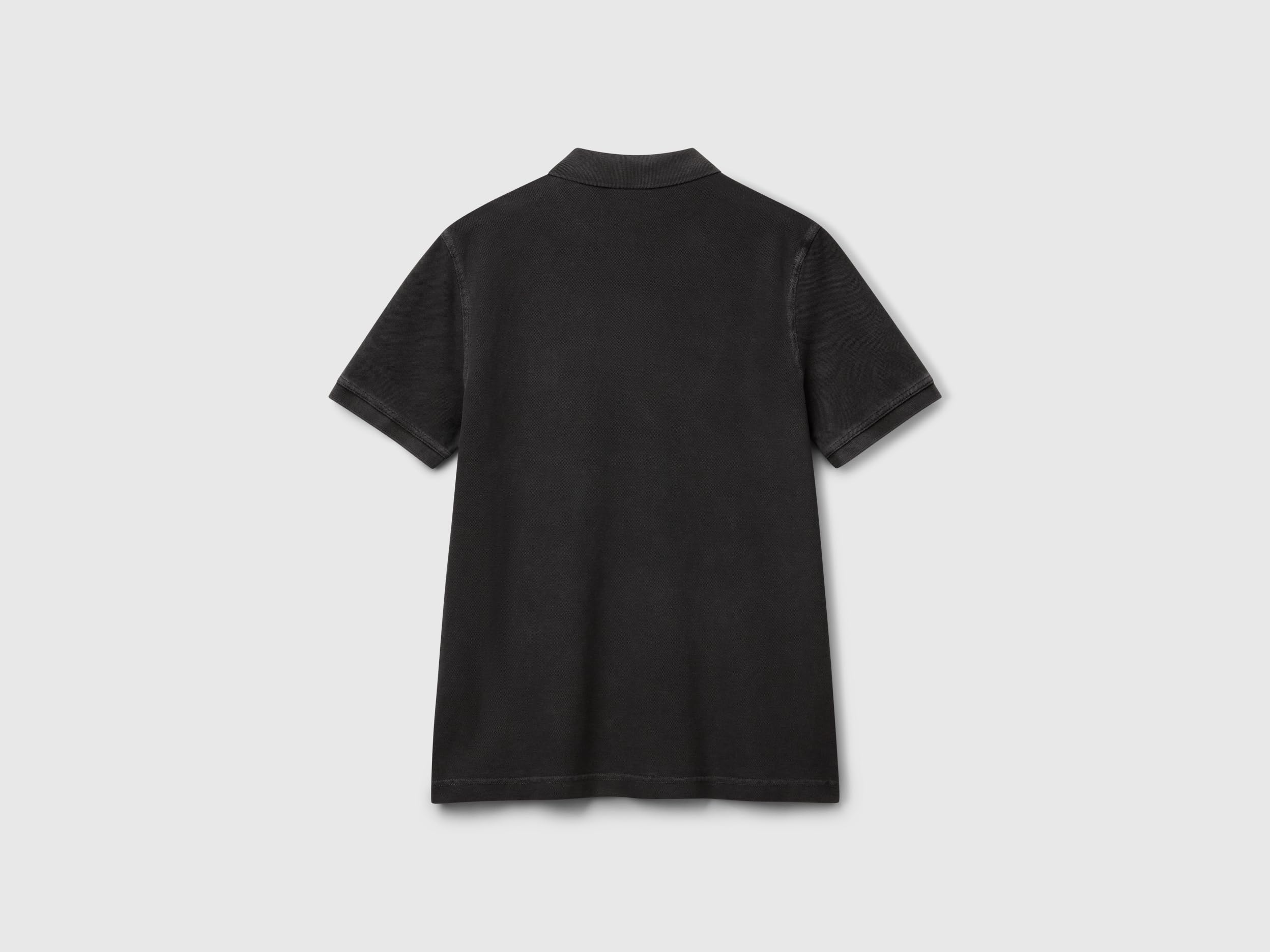 Benetton 3089u302d polo uomo cotone organico arancione