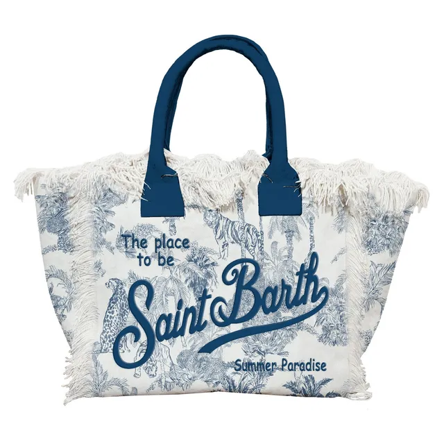 MC2 Saint Barth Colette 02156L borsa jungle bianco