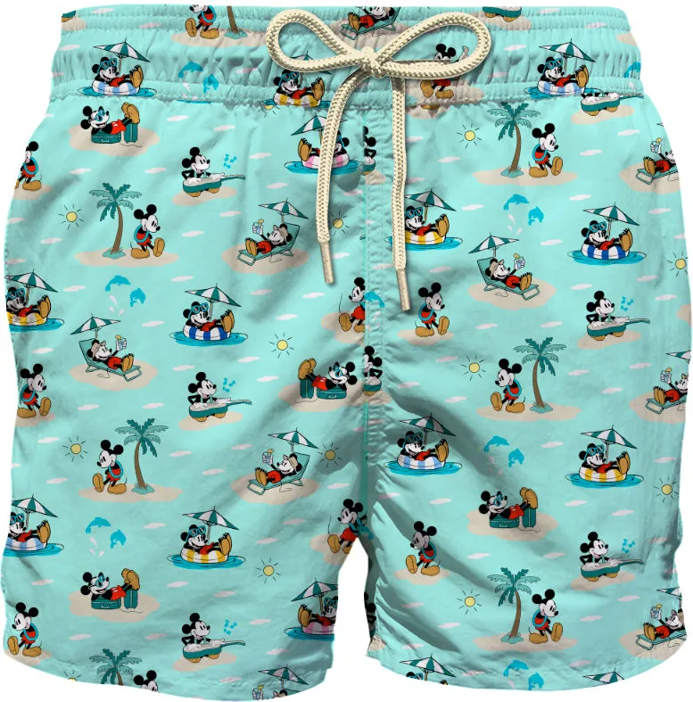 MC2 Saint Barth Jean Lighting costume boxer verde acqua