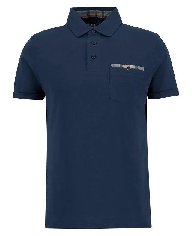 Barbour MML1496 Polo Uomo Navy Cotone Tartan