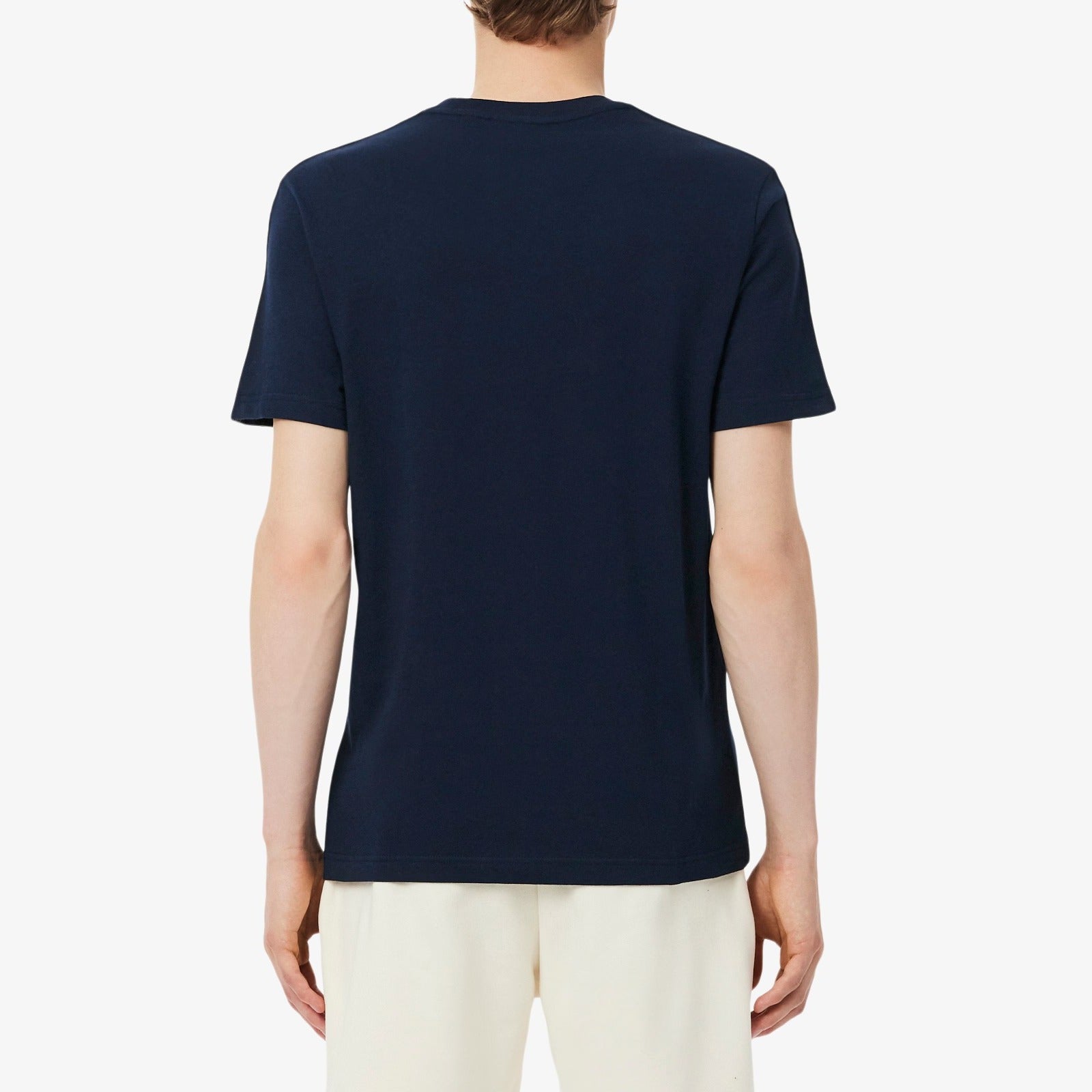 Lacoste TH0888 T-Shirt Uomo Blu Navy Cotone
