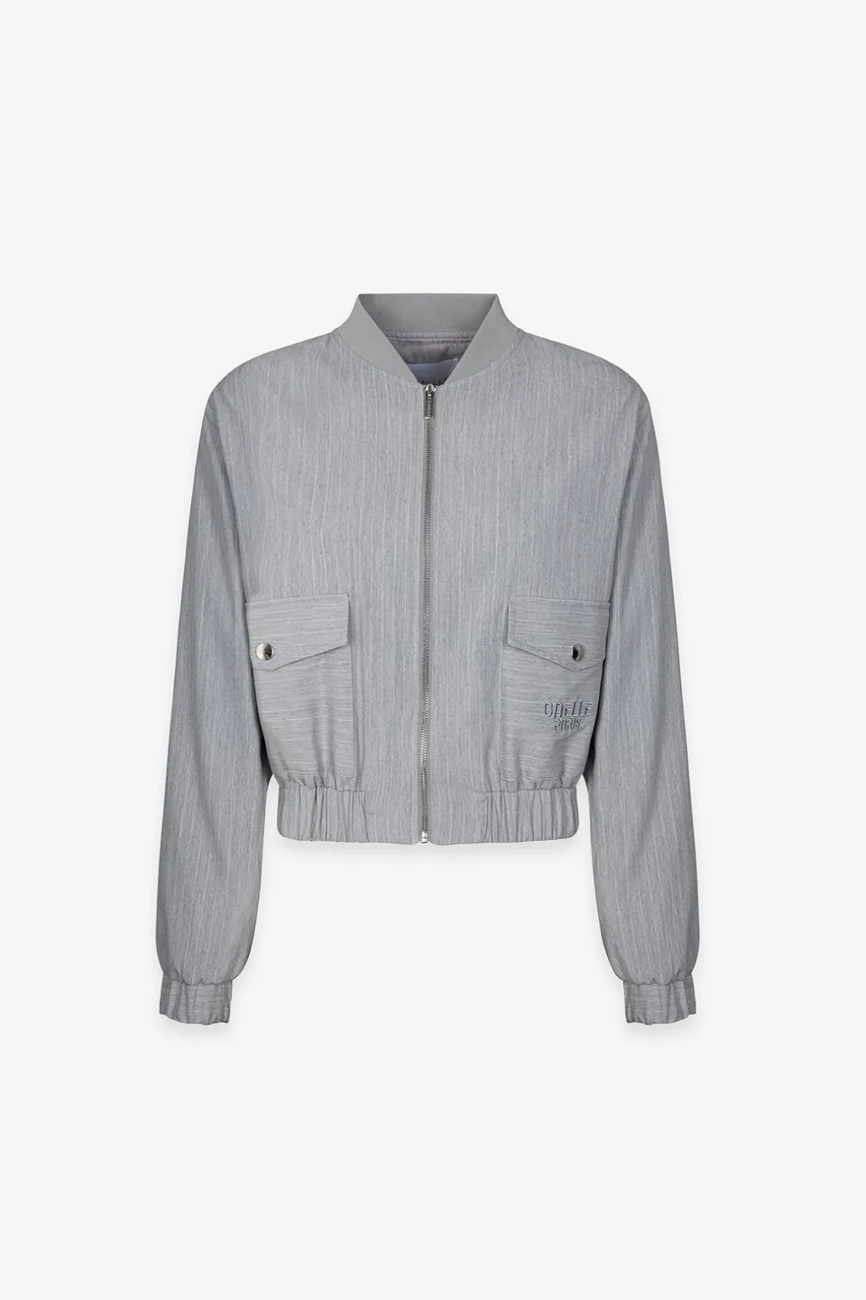 Gaelle Paris GAABW09812 Giacca Donna Grigia Gessata