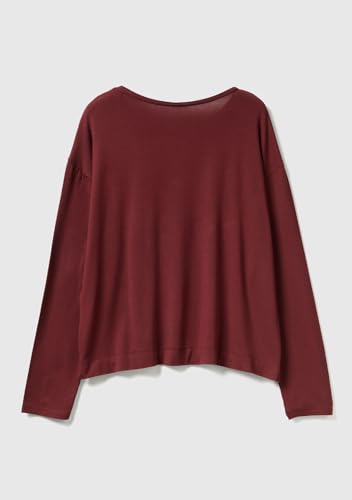Benetton 36MX3M07B maglia pigiama donna in modal manica lunga