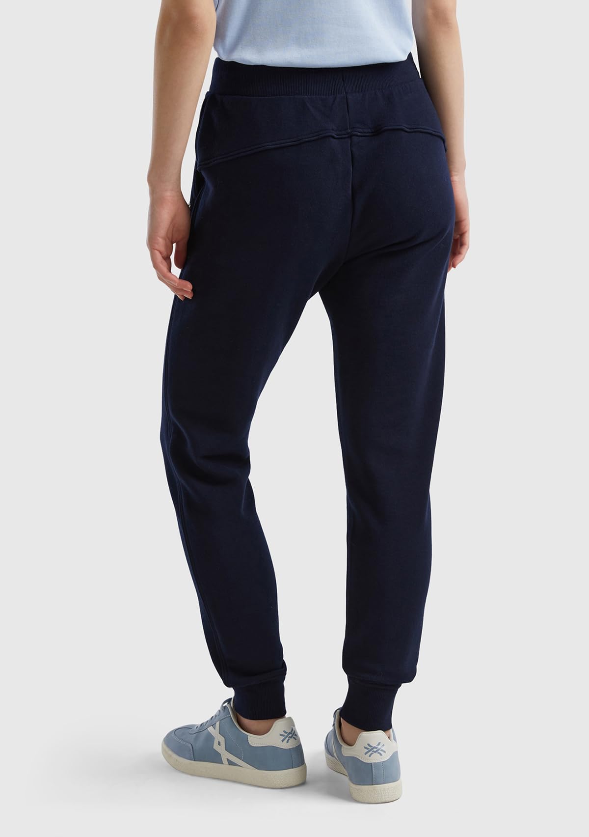 Benetton Pantaloni Donna Felpa Nero