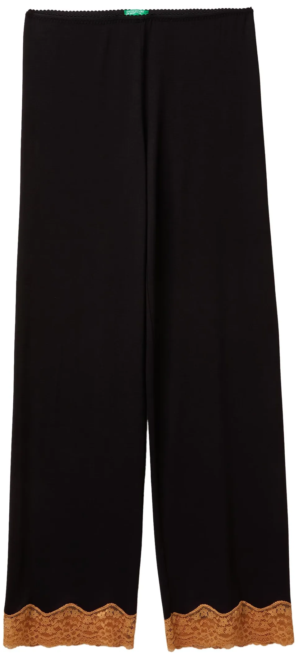 Benetton 3Z123F04A Pantalone Donna Nero XS